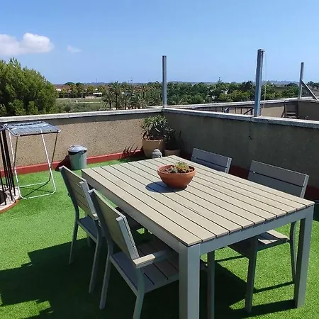 Atico Moderno En Vilafortuny Con Solarium Privado * Cambrils